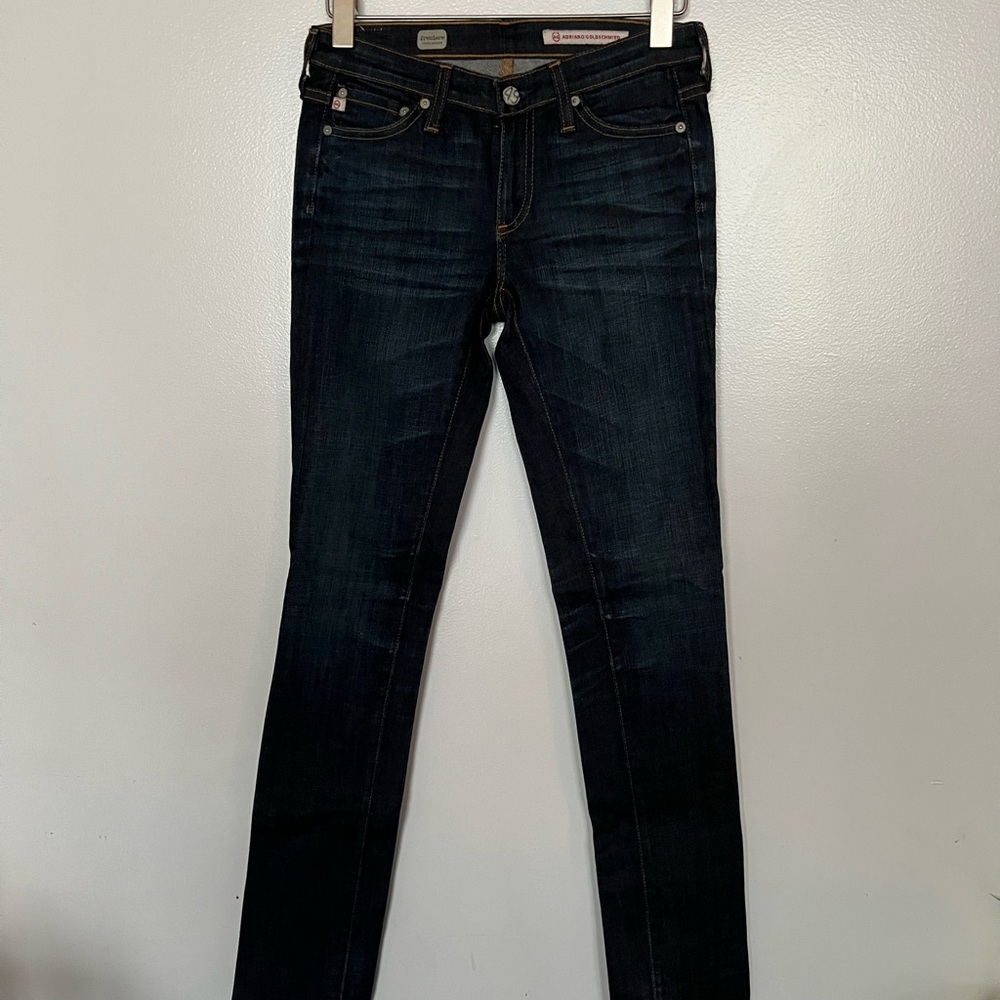 AG Adriano Goldschmied Women's Premiere Skinny Straight Jeans Sz 25R